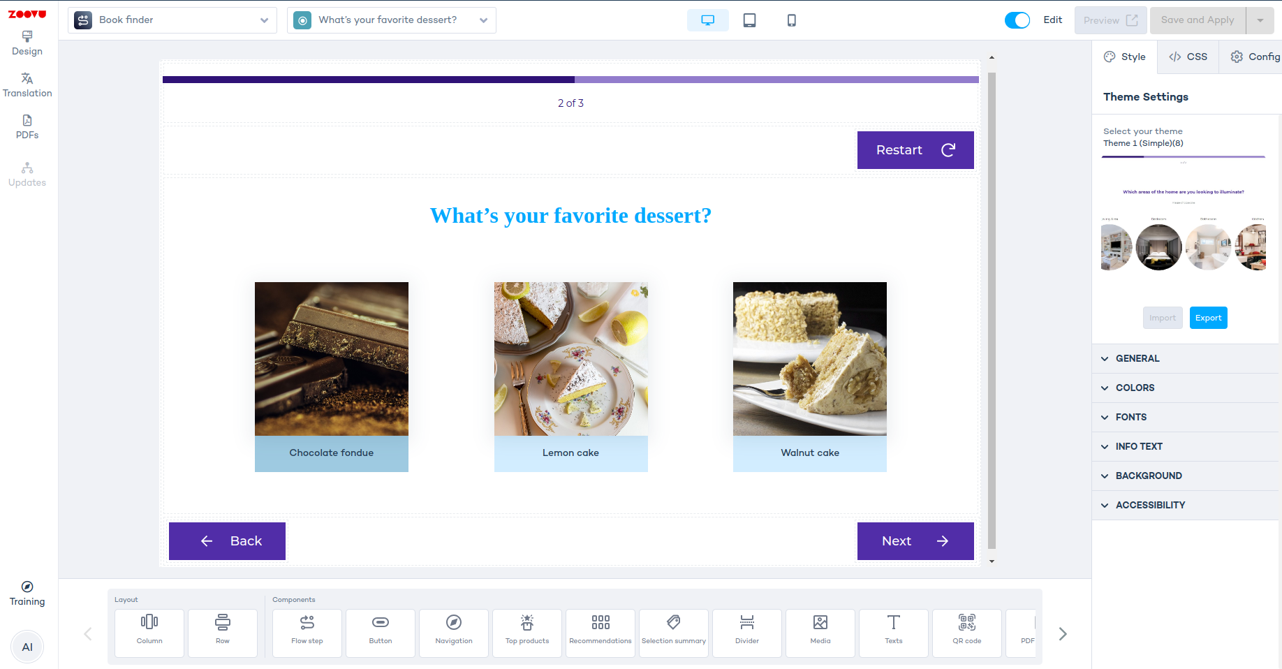Remote component