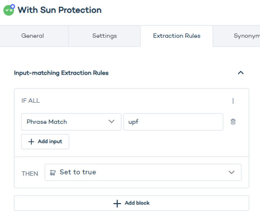 Extraction-rules
