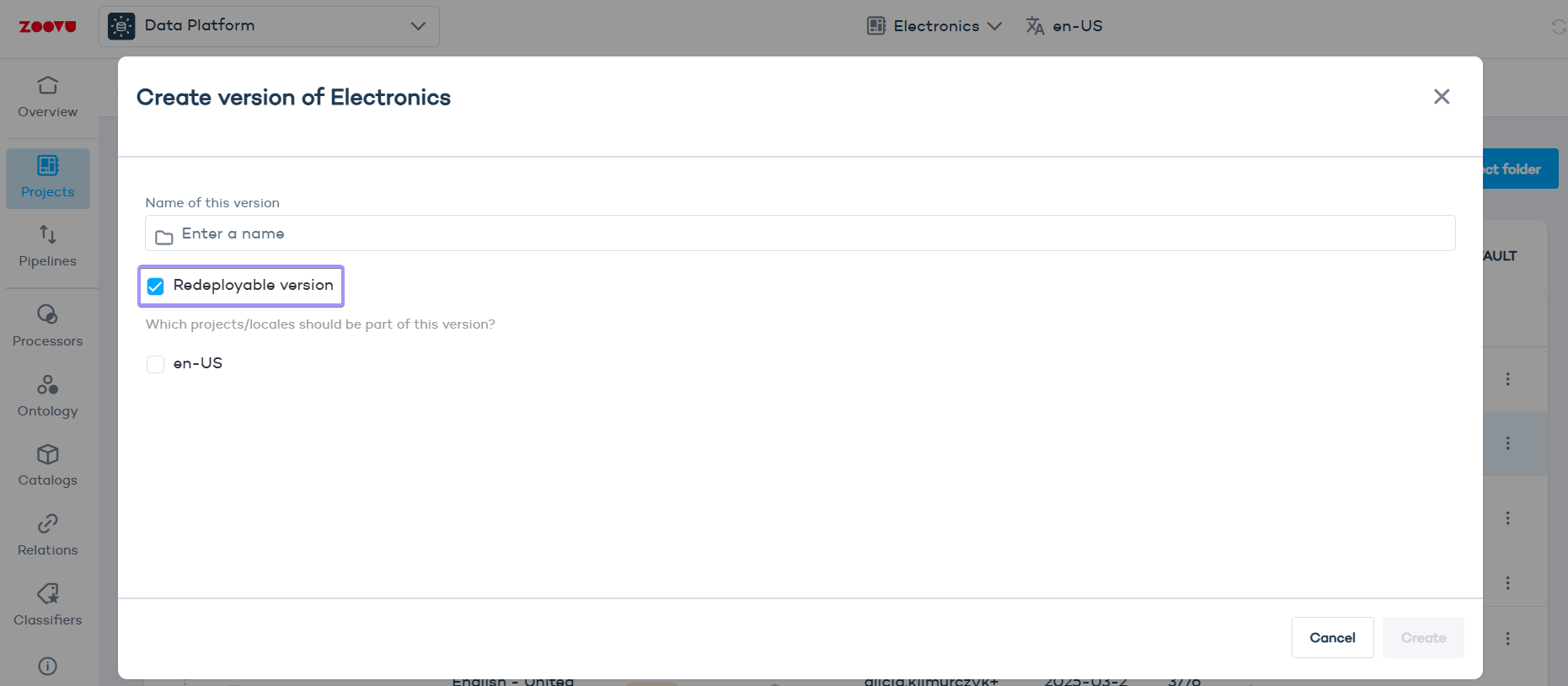Versioning