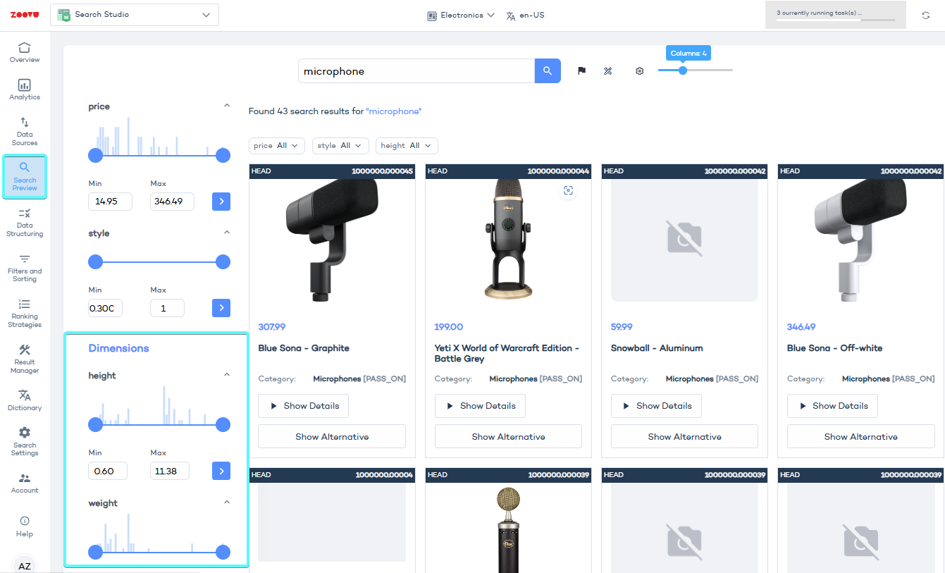 Grouped Filters